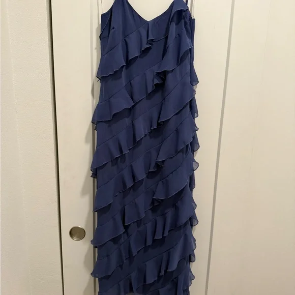 Lulu's Ruffle Midi Dress - Picture 2 of 4